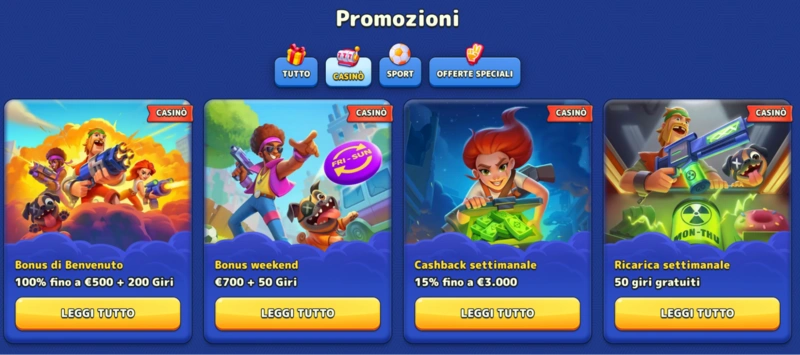 Pistolo Bonuses